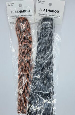 Hareline Flashabou Grizzly