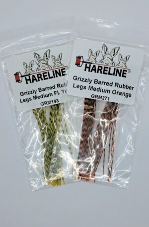 Hareline Grizzly Barred Rubber Legs