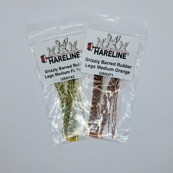 Hareline Grizzly Barred Rubber Legs
