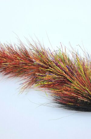 Flashabou&Red/Black Bucktail Game Changer