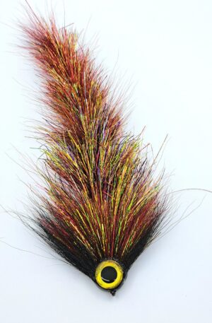 Flashabou&Red/Black Bucktail Game Changer