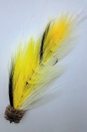 Bulky Head Bucktail Game Changer B/Y/White