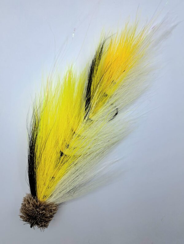 Bulky Head Bucktail Game Changer B/Y/White