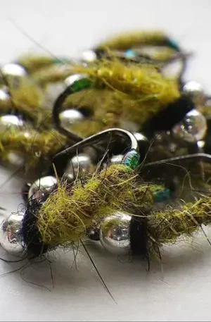 Olive Caddis Larva Nymph
