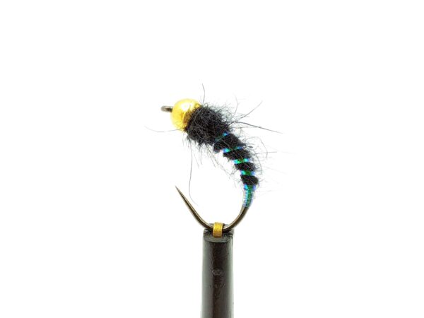 Black Ribbed Caddis Larva - Image 5