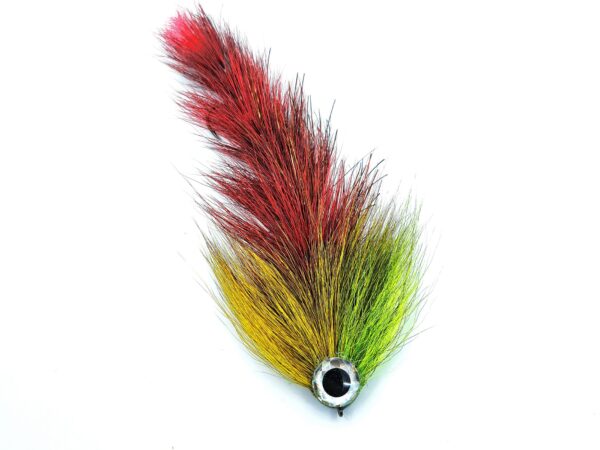 Bucktail Game Changer Red/Yellow/Chartreuse